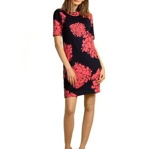 Trina Turk Pretty Dress with Pink Floral Design